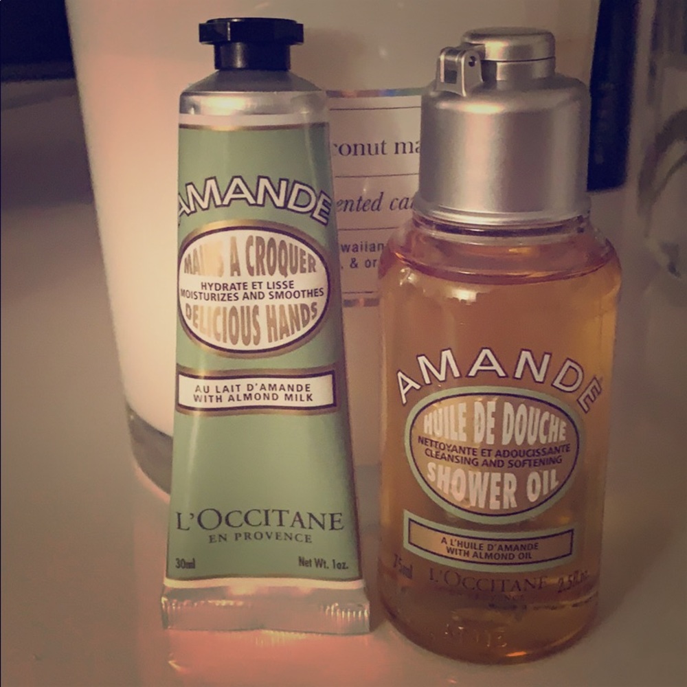 Loccitane Almond Shower Oil & Almond Hand Cream